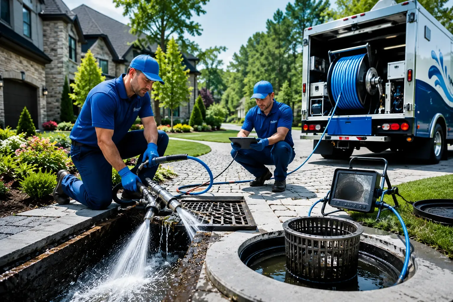 Local outdoor drain cleaning professionals in Kirkersville, OH